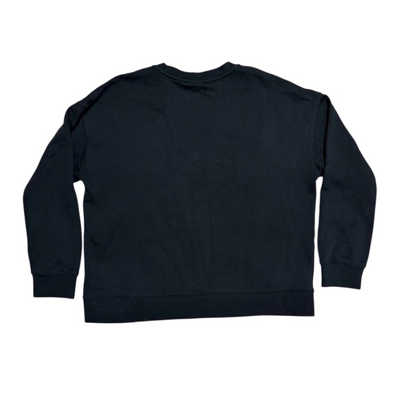 SCOTCH & SODA Women's French Terry “New York” Crewneck Sweatshirt - Black, Large - Picture 4 of 4